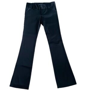 ALICE + OLIVIA Y2K Satin Bootcut Dress Pants Size 4 Black EUC